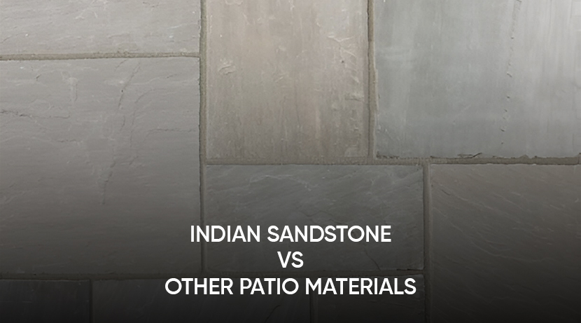 indian sandstone patio slabs