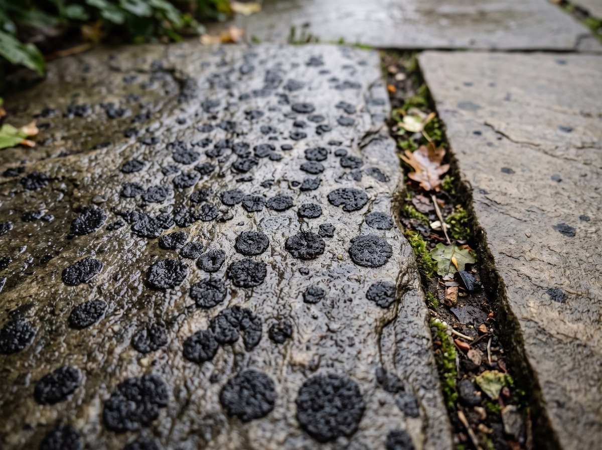 How to Remove Black Spot from Paving