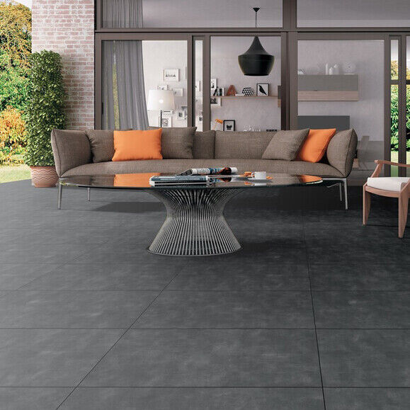 Alpini Smoke Outdoor Porcelain Paving Slabs – 900×600 – 20mm