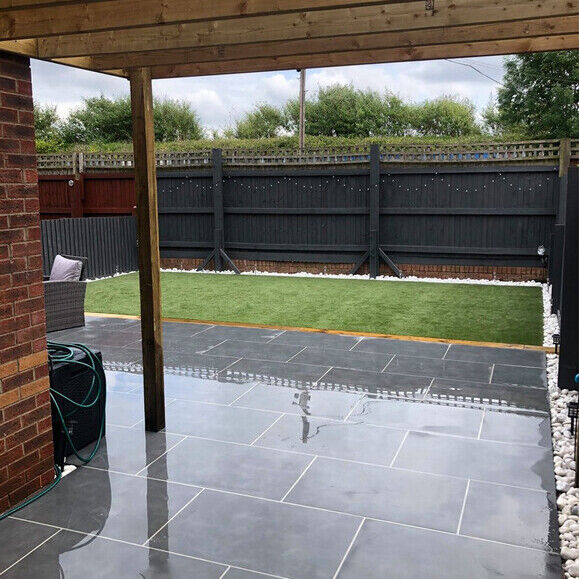 Alpini Smoke Outdoor Porcelain Paving Slabs – 900×600 – 20mm