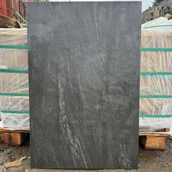 Anthracite Outdoor Porcelain Paving Slabs – 900×600