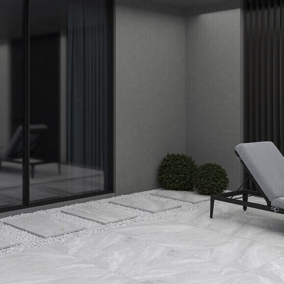 Arctic Smoke Anti-Slip Porcelain Patio Paving Slabs – 900×600