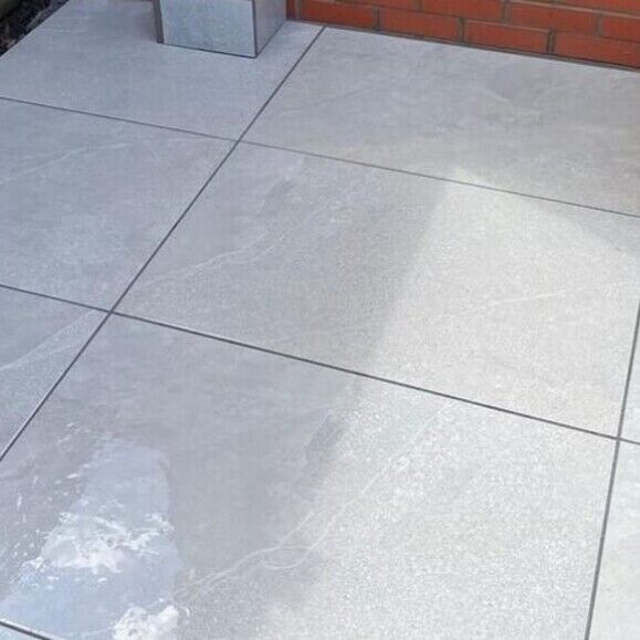 Getafe Grey Outdoor Porcelain Paving Slabs – 900×600