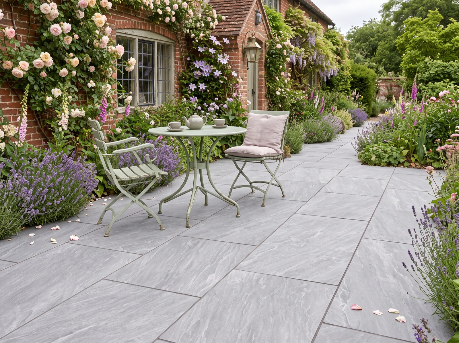 Kandla Grey Porcelain Paving Slabs 900x600 - 16mm