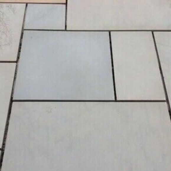 Sandblast Finish Raj Green Paving | Indian Sandstone