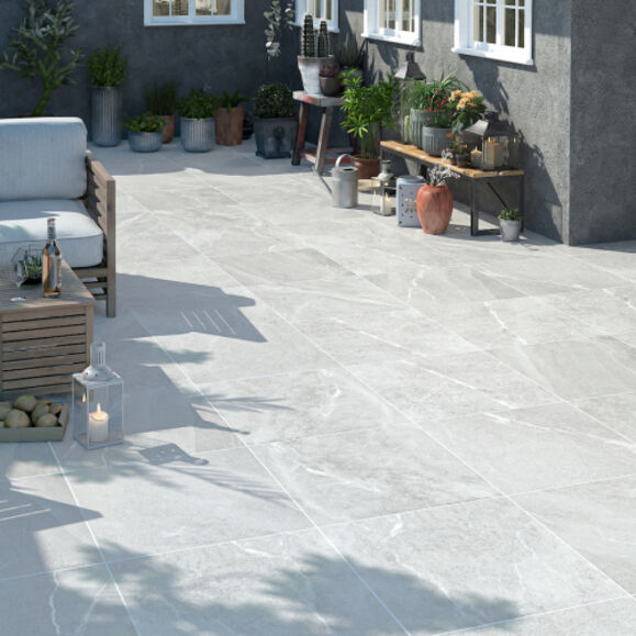 Salten Venus Spanish Porcelain Anti Slip Paving Slabs Pack 21m2 595x595 20mm
