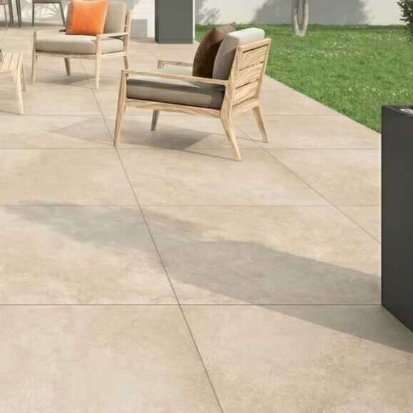 Smoke Beige Outdoor Porcelain Paving Slabs – 900×600 – 20mm