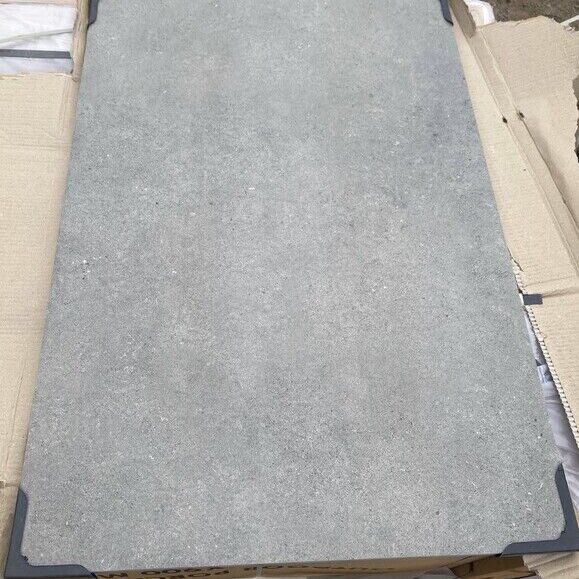 Stone Effect Grey Porcelain Paving Slabs – 900×600